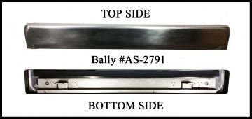 Bally Standard Size Stainless Steel Lockdown Bar - Circa 1974-1988